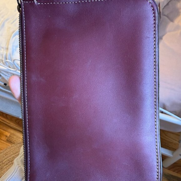 Coach Soho Shoulder or Crossbody Bag, Washed Red Burgundy - Picture 16 of 16